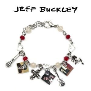 Jeff Buckley Mini Album Cover Charm Bracelet | Concert Outfit Accessories